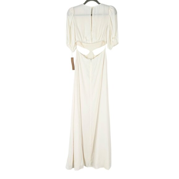 NWT Reformation Tory Cutout Bridal Maxi Dress - Picture 3 of 10